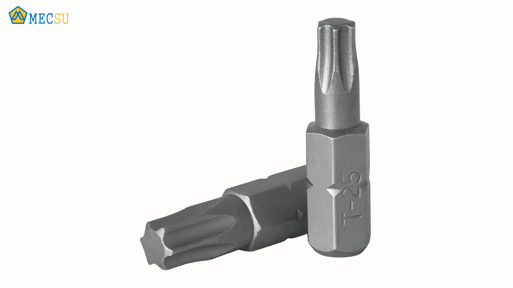 Biên dạng ngôi sao 6 cánh bo tròn của mũi vặn Torx giúp truyền lực xoắn cực đại 